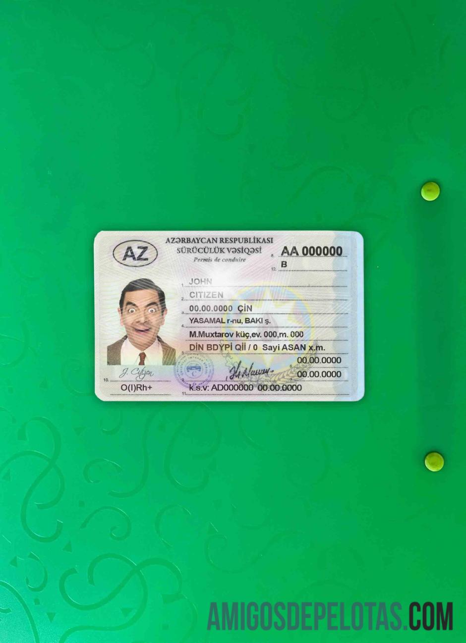 Azerbaijão DL (2013 – Presente) fotolook frente modelo